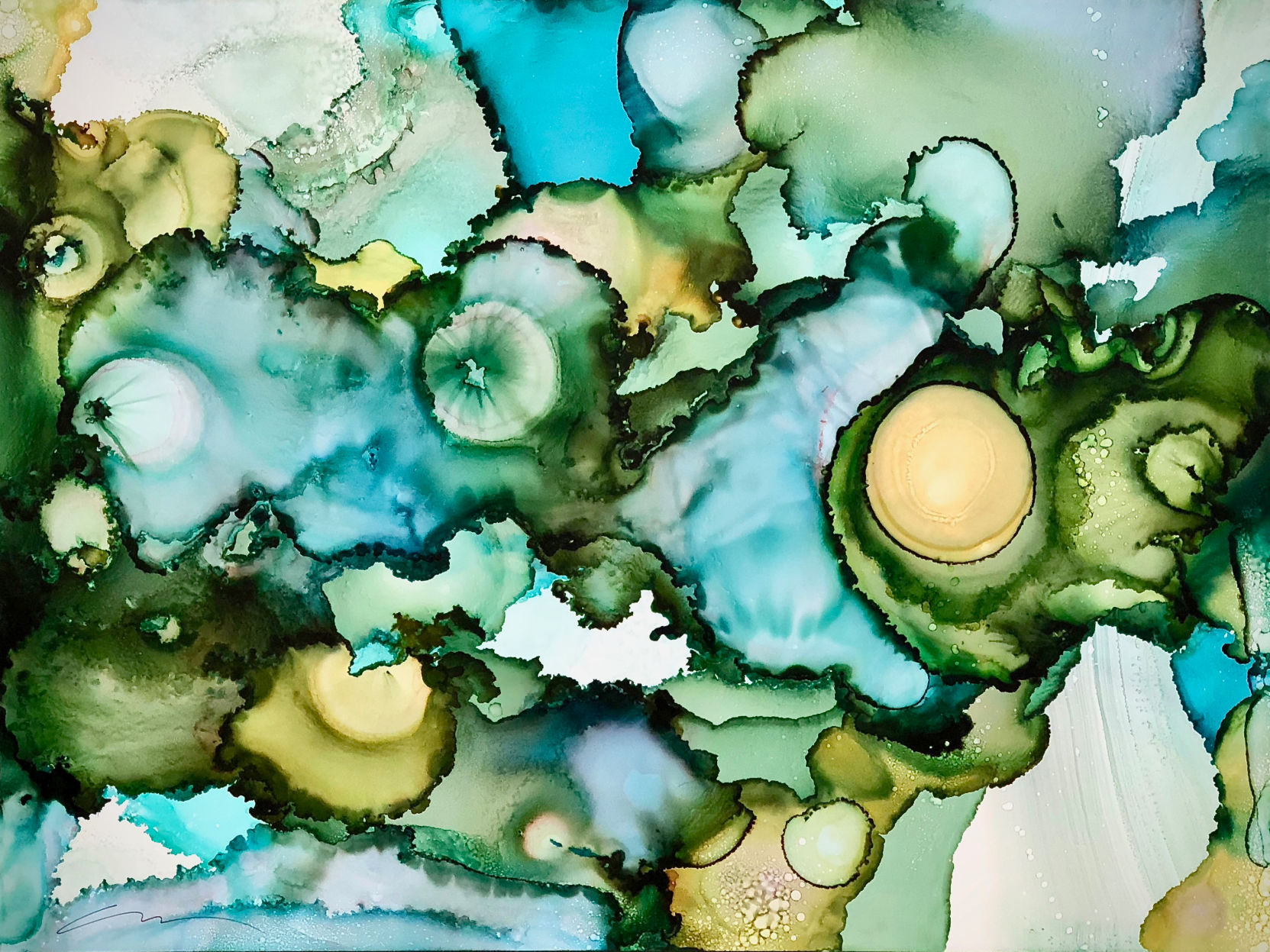 REVEALED GALLERY "Monet's Lily Pond" 48x36 Constance Williams